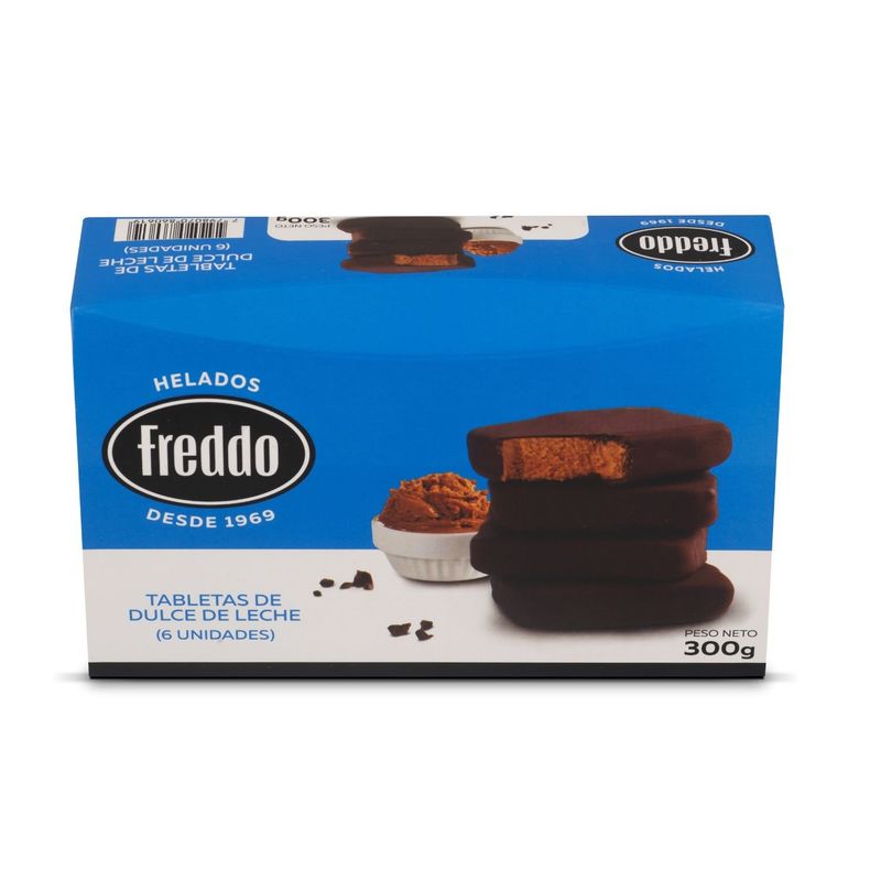 FREDDO - TABLETAS DULCE DE LECHE FREDDO 300 GR