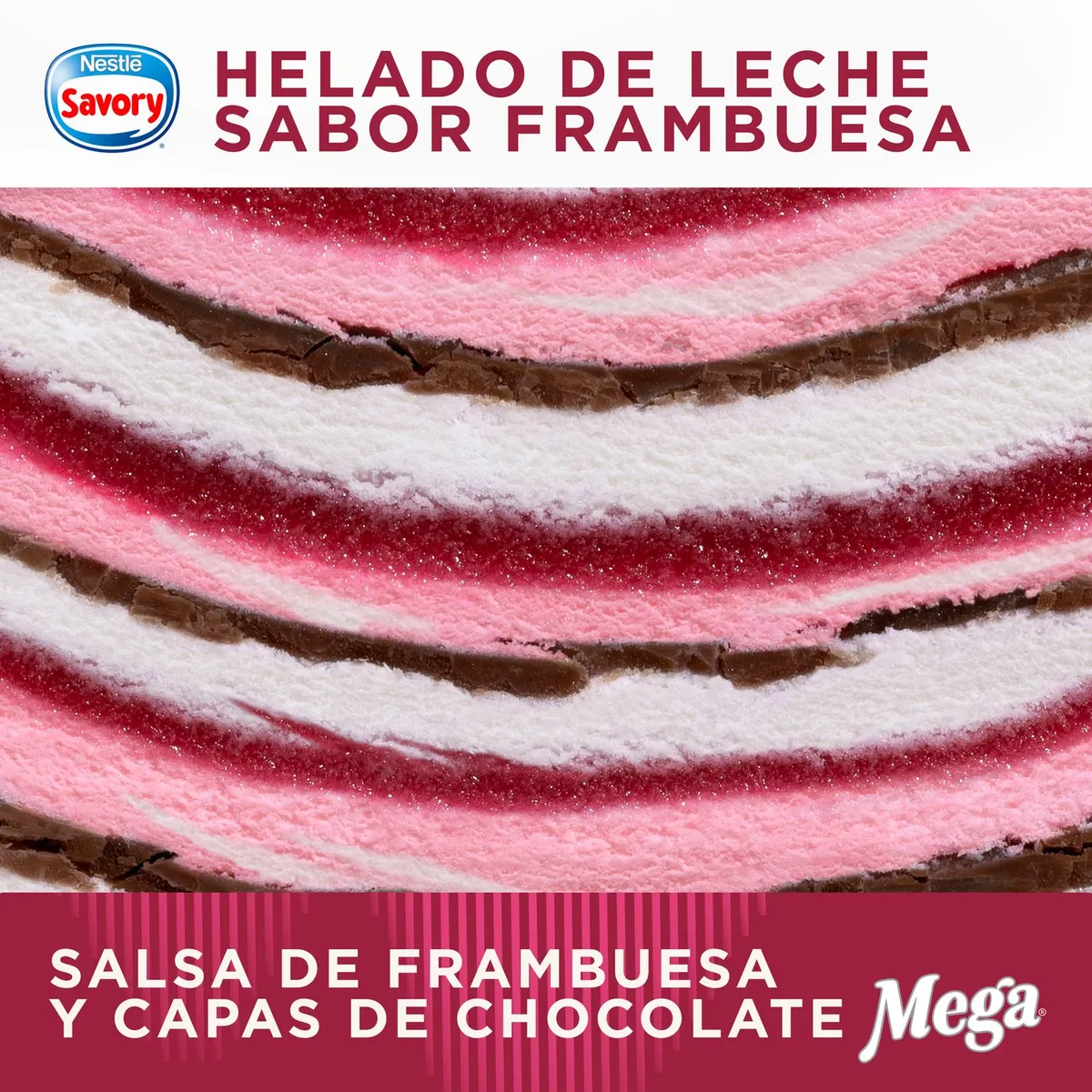 MEGA - HELADO FRAMBUESA TRIO MEGA 450 ML