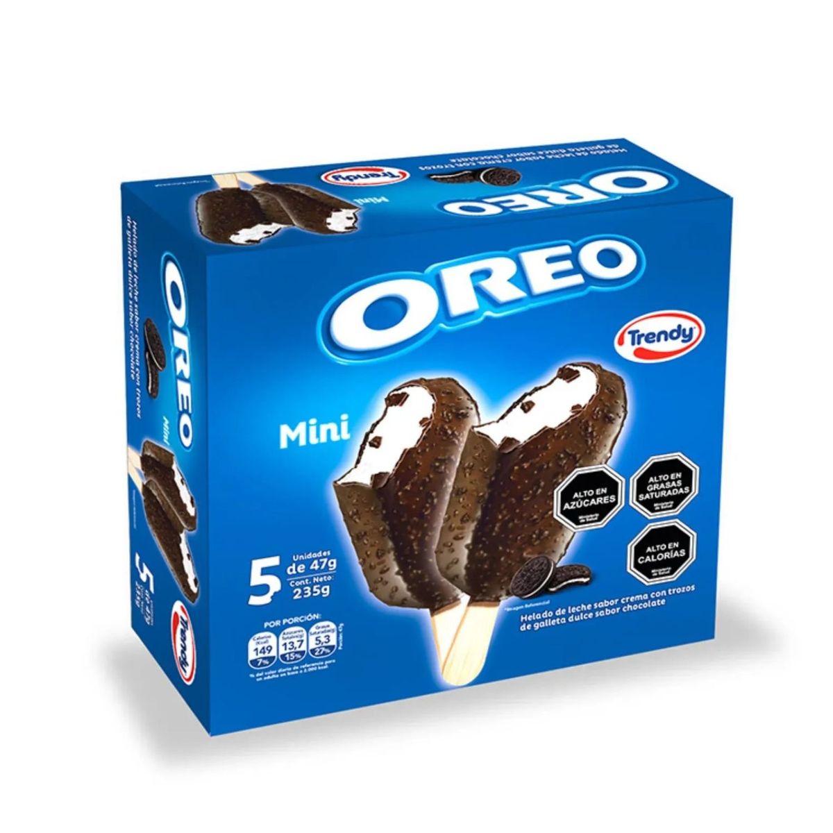 TRENDY - HELADO MULTIPACK OREO TRENDY NOG 47 GR