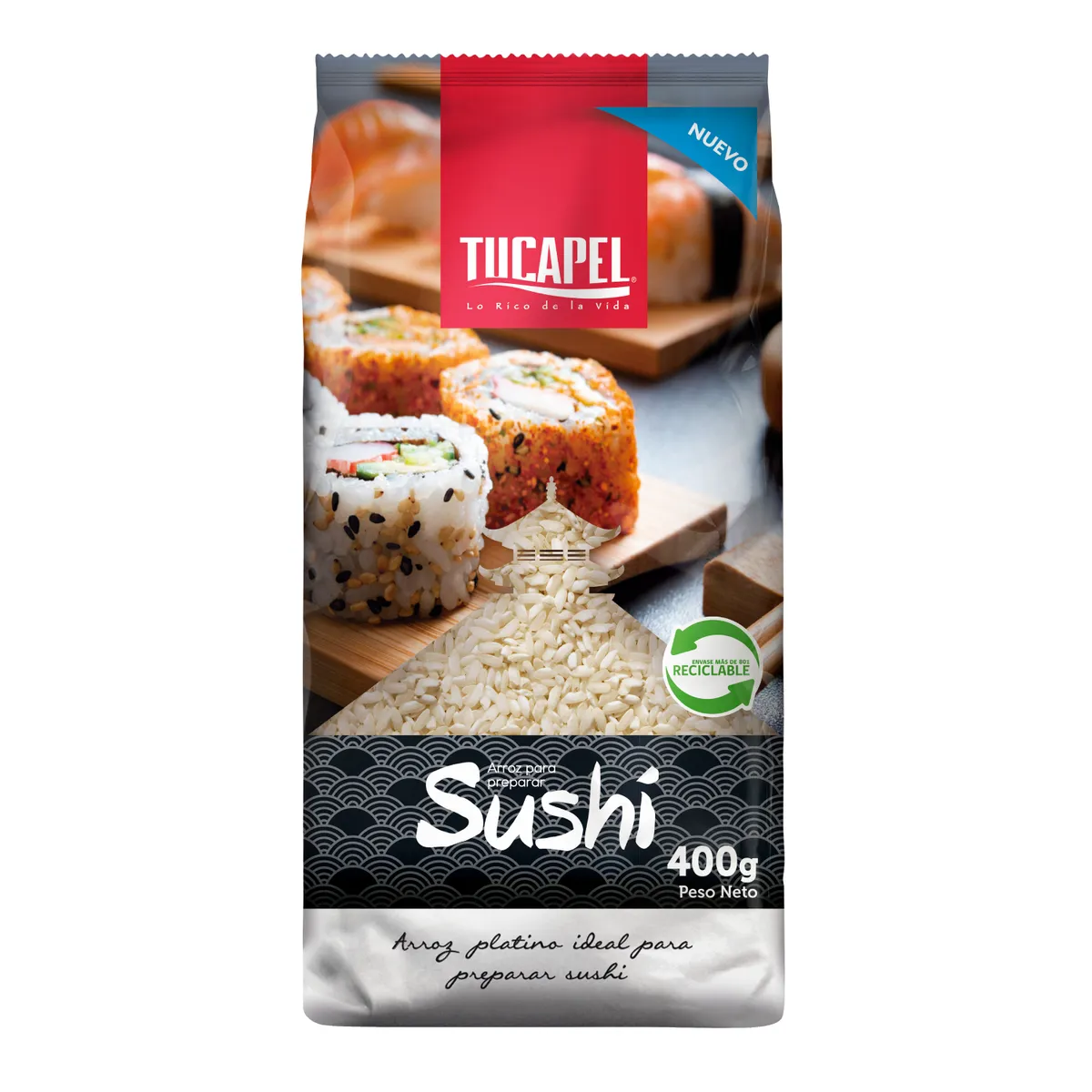 TUCAPEL - Arroz para Sushi Tucapel 400 g