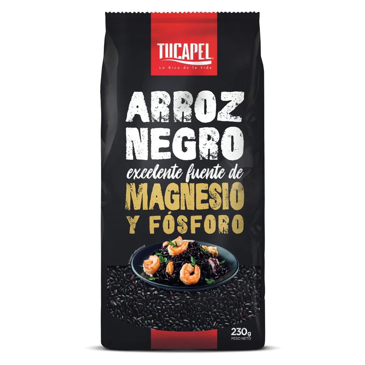 TUCAPEL - Arroz Negro Integral Tucapel 230 g