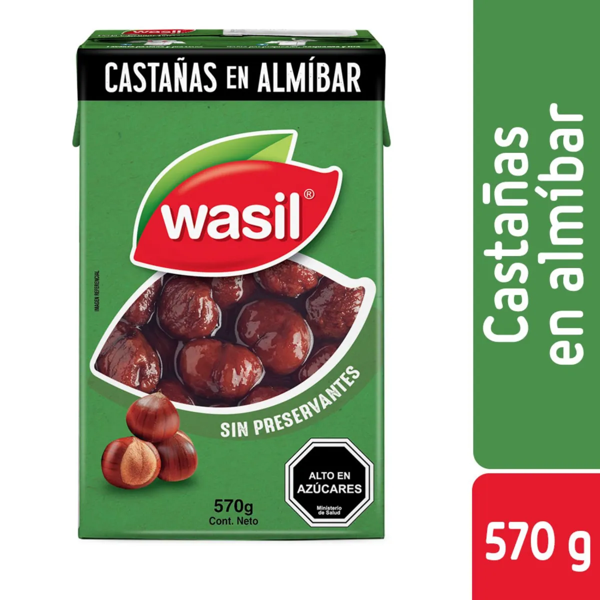 WASIL - CASTANAS EN ALMIBAR WASIL 570 GR