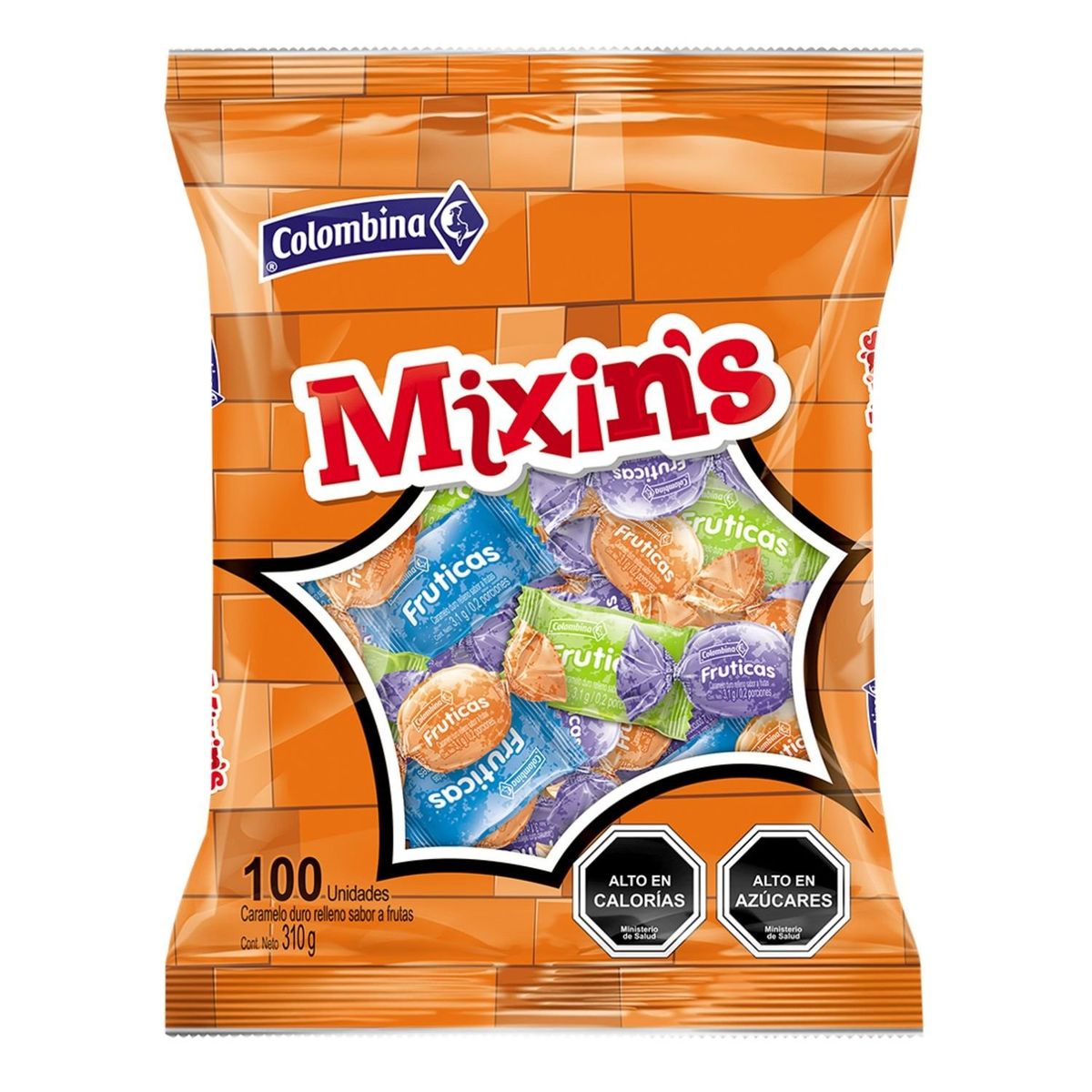 COLOMBINA - CARAMELO MIXINS COLOMBINA 310 GR