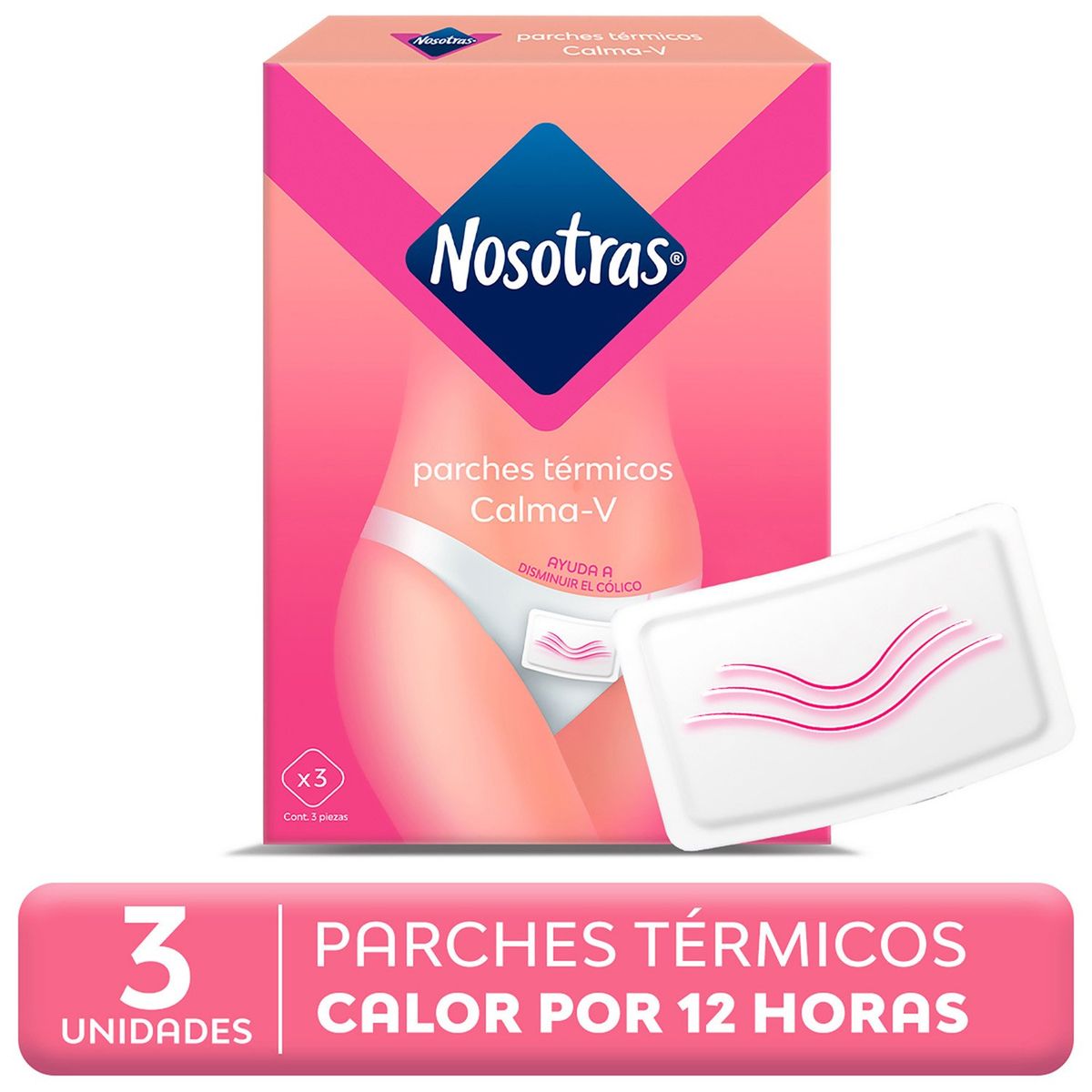 NOSOTRAS - Parches Térmicos Nosotras Calma-V 3 Un