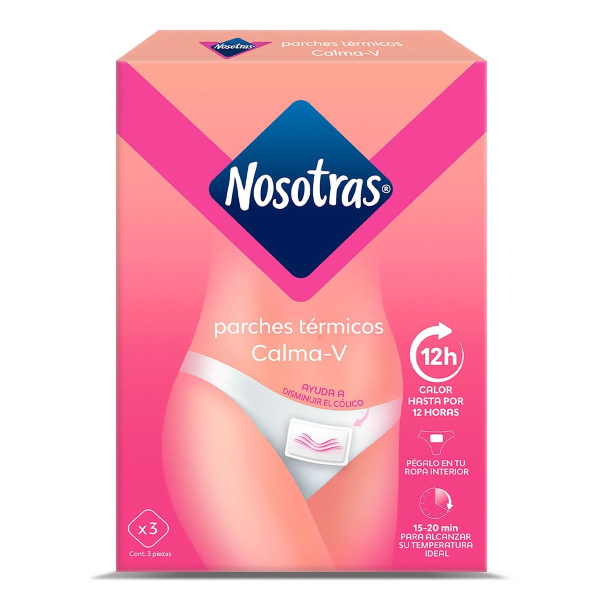 NOSOTRAS - Parches Térmicos Nosotras Calma-V 3 Un