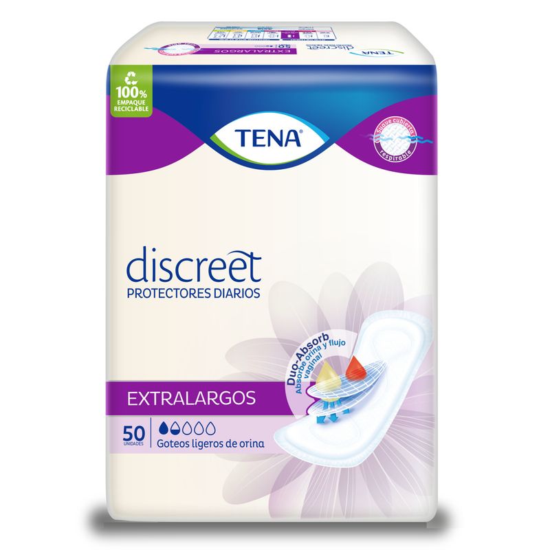 TENA - Protectores Diarios Extra Largos Tena 50 Un