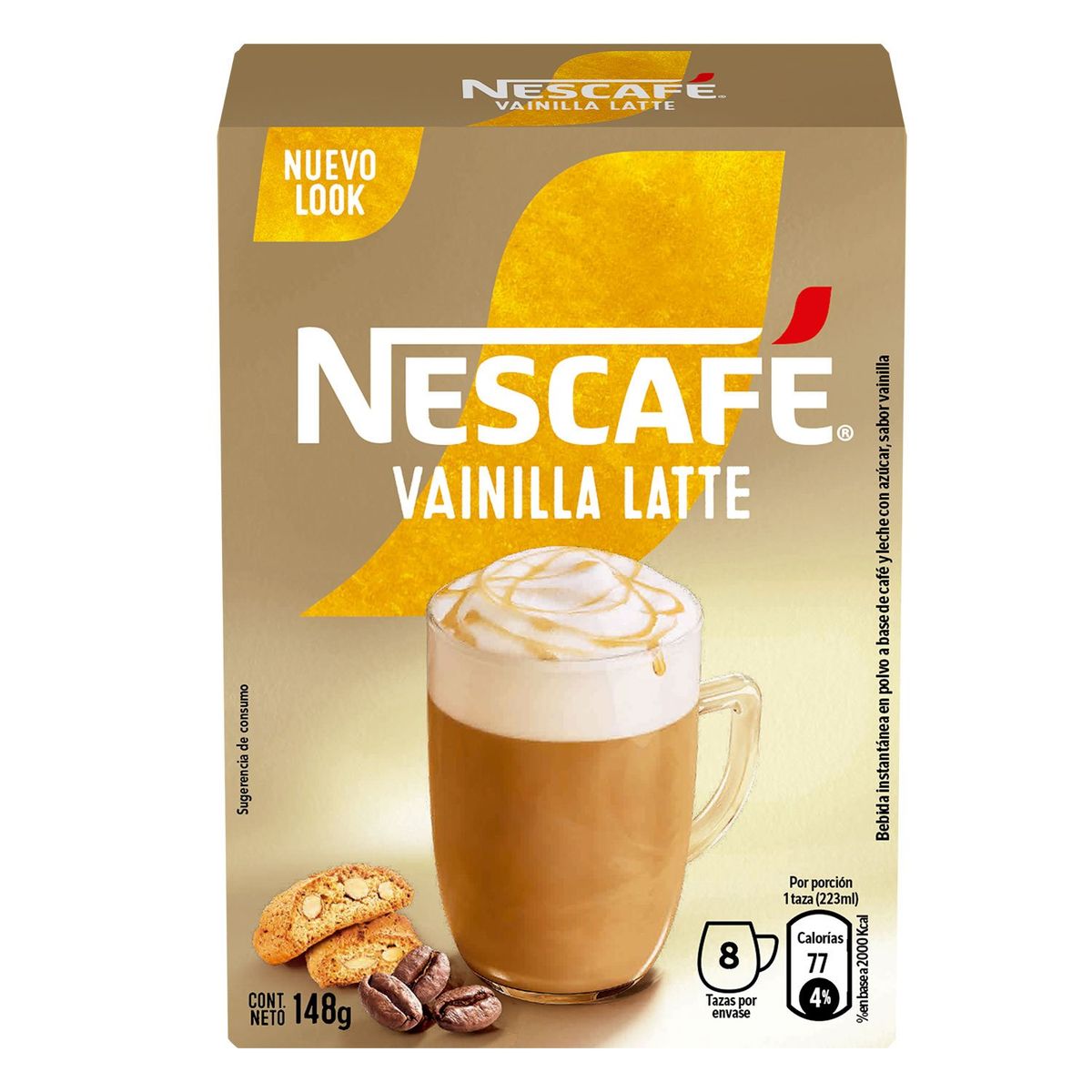 NESCAFE - MIXES VAINILLA LATE NESCAFE 8 SOBRES