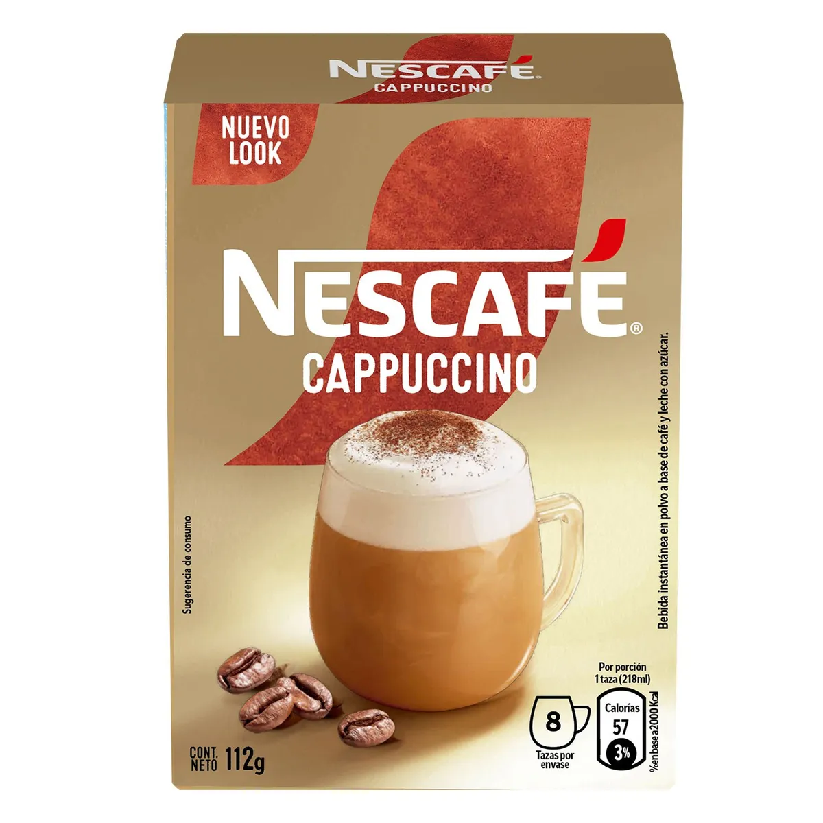 NESCAFE - MIXES CAPUCCINO NESCAFE 8 SOBRES