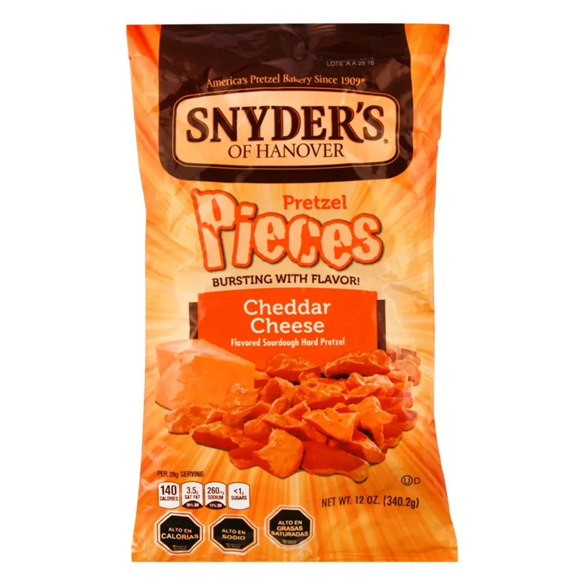 SNYDERS - Pretzels Snyders Sabor Queso Cheddar 318 g