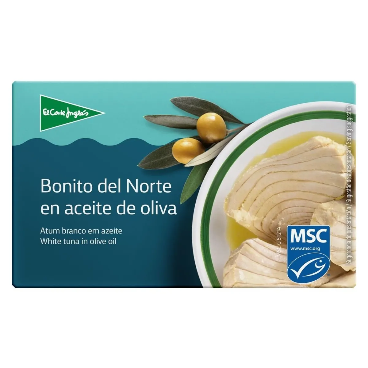 EL CORTE INGLES - Bonito del Norte en Aceite de Oliva El Corte Inglés 111 g