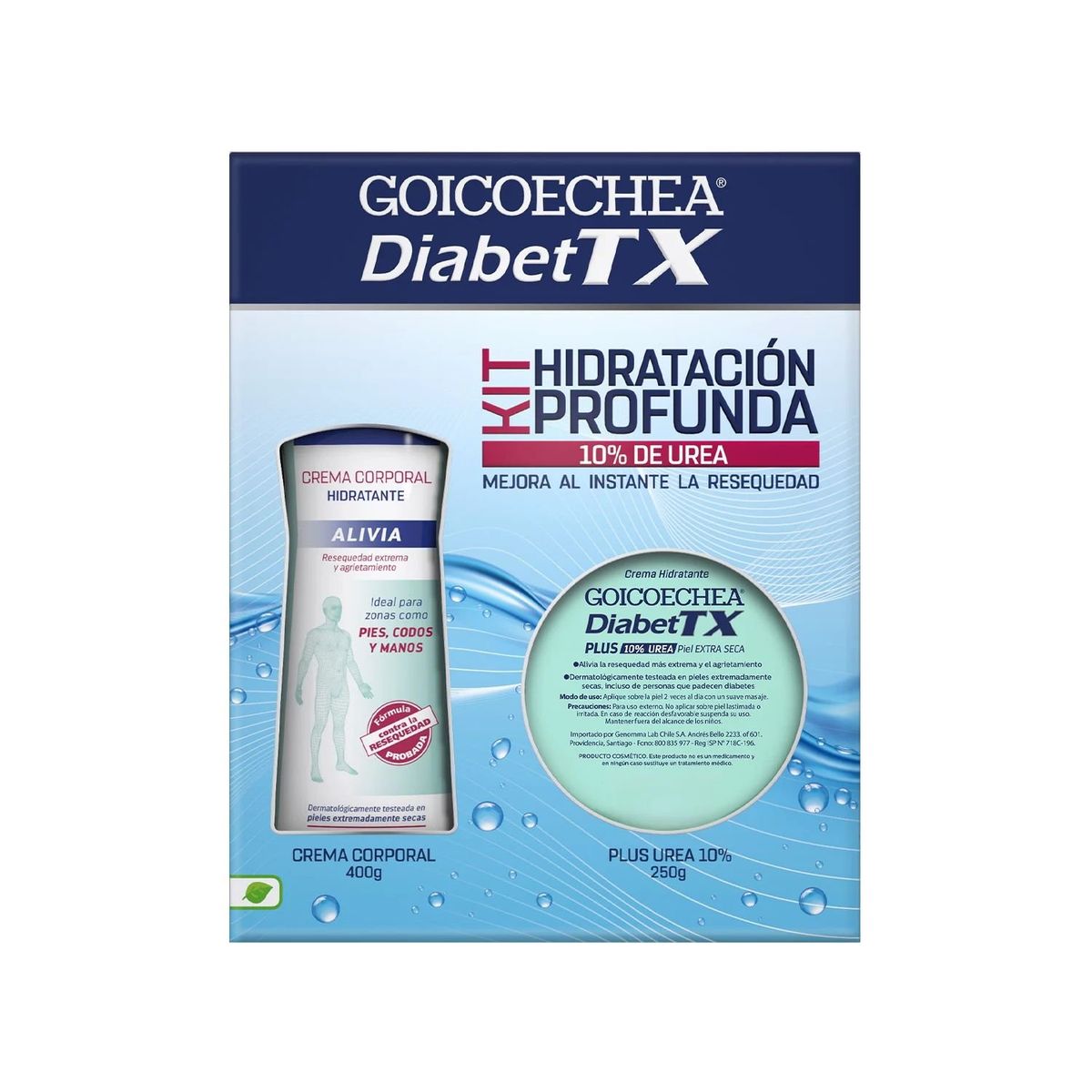 DIABETTX - Pack Crema Corporal Hidratación Profunda Diabetx