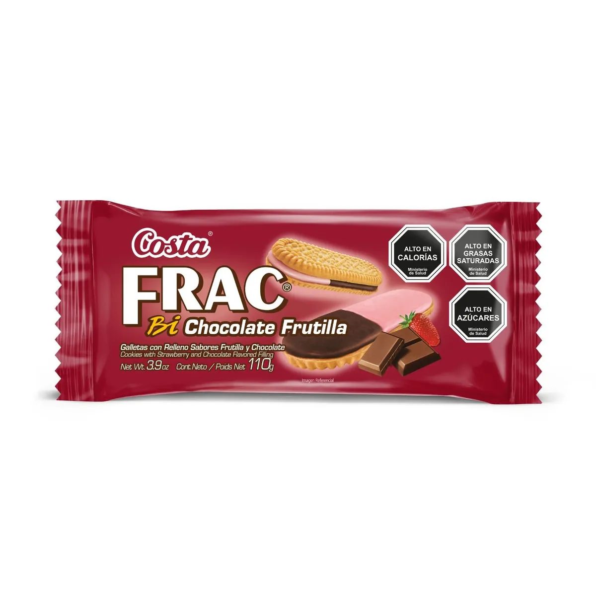 COSTA - Galleta Frac Bi Chocolate y Frutilla Costa 110 g