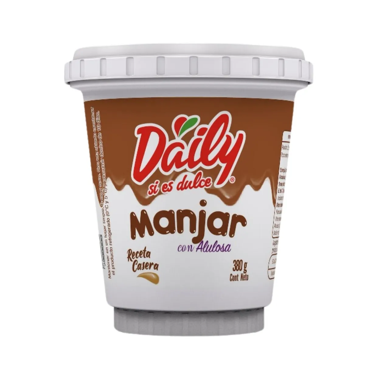DAILY - Manjar con Alulosa Pote Daily 380 g