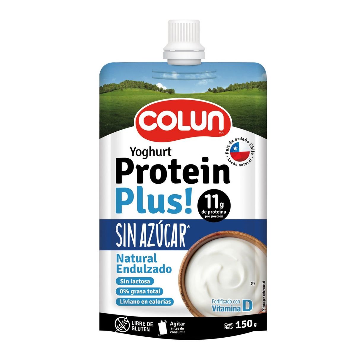 COLUN - Yoghurt Protein Plus Sabor Natural Sin Azúcar Colun 150 g