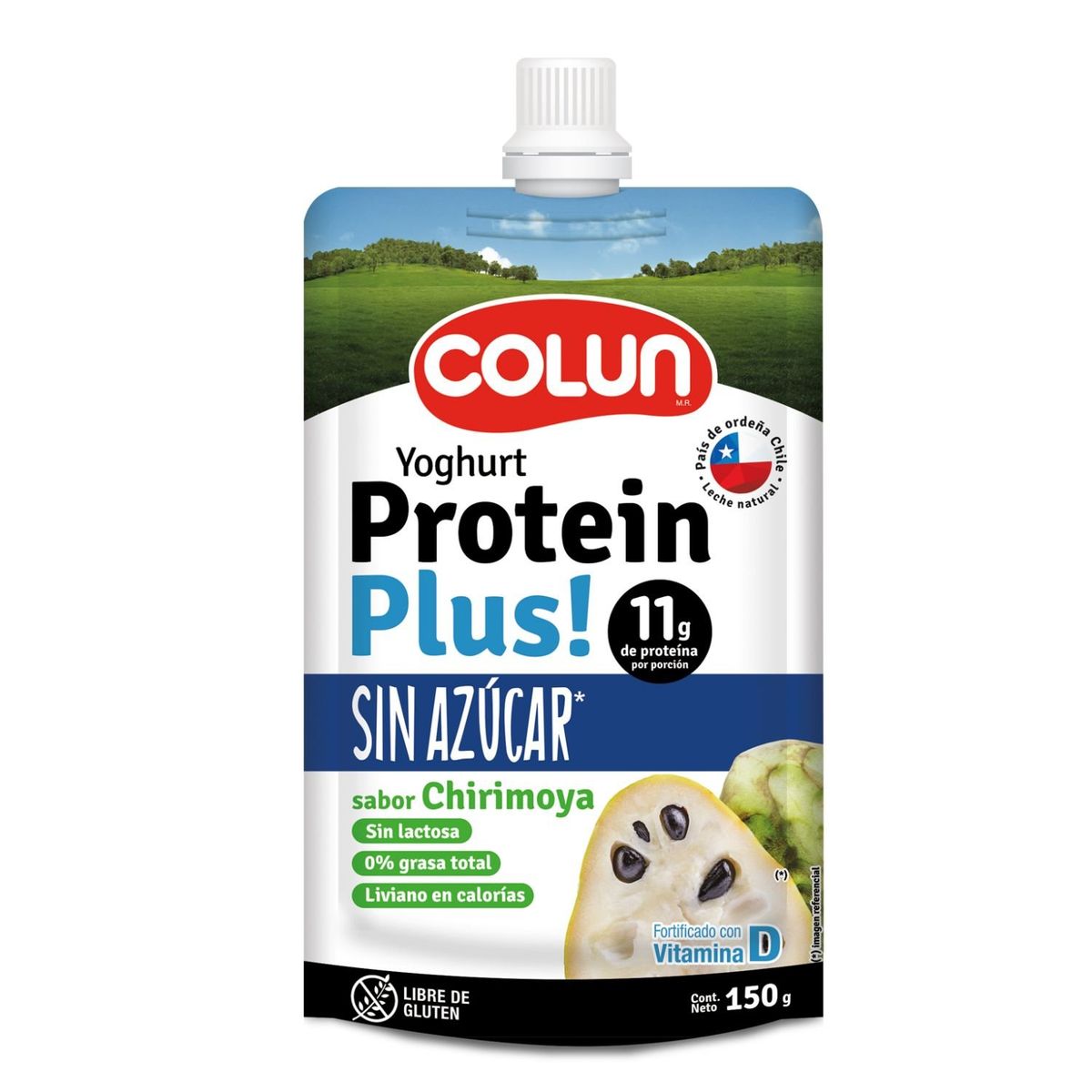 COLUN - Yoghurt Protein Plus Sabor Chirimoya Sin Azúcar Colun 150 g