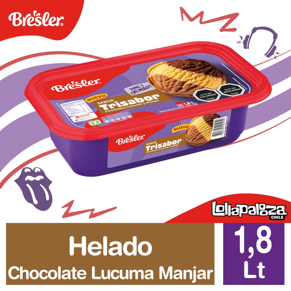 BRESLER - HELADO CHOCLUCMAN BRESLER 1.8 LT