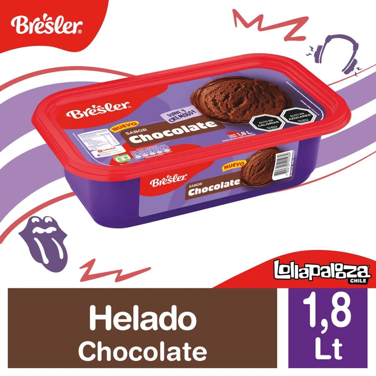 BRESLER - HELADO CHOCOLATE BRESLER 1.8 LT