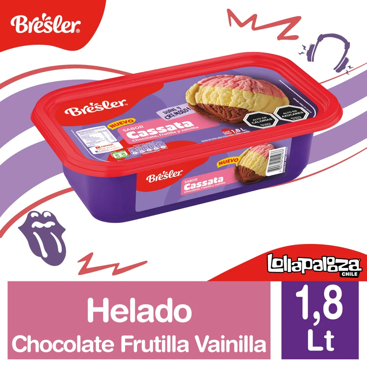 BRESLER - HELADO CHOFRUVAI BRESLER 1.8 LT