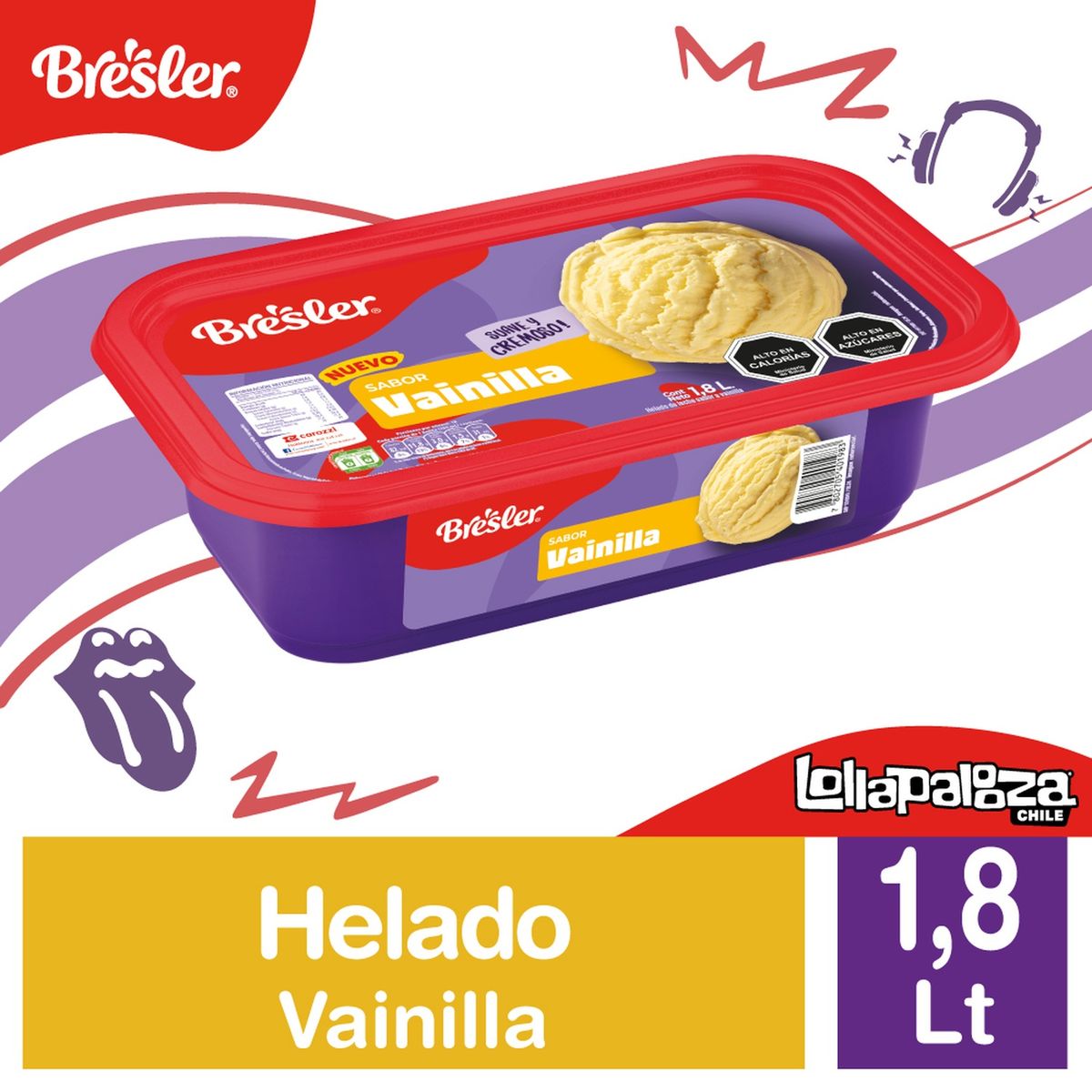 BRESLER - HELADO VAINILLA BRESLER 1.8 LT