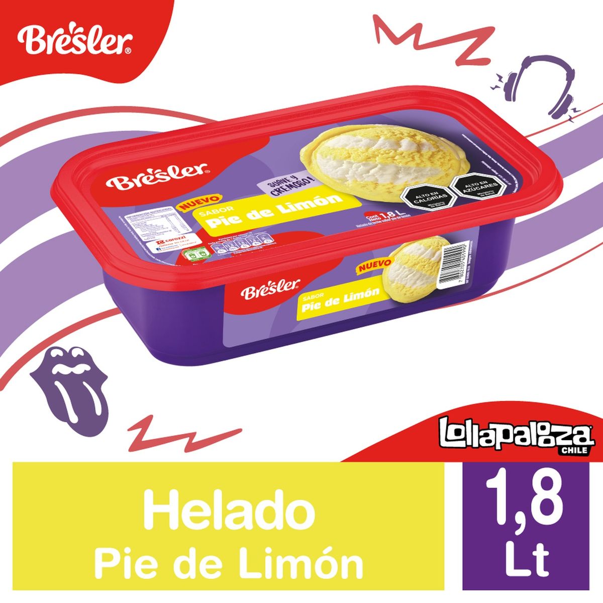 BRESLER - HELADO PIE DE LIMON BRESLER 1.8 LT