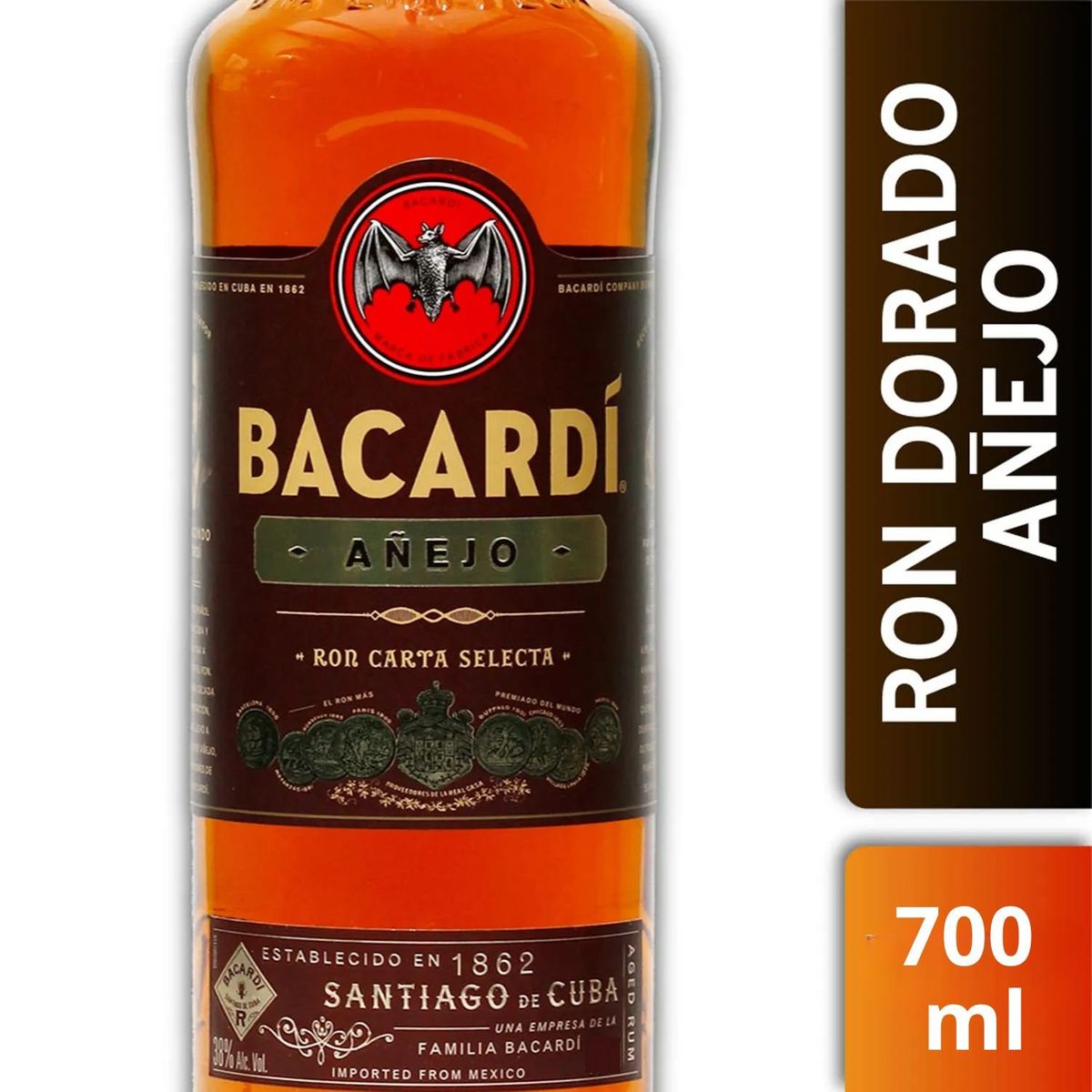 BACARDI - RON ANEJO BACARDI 38G 700 ML
