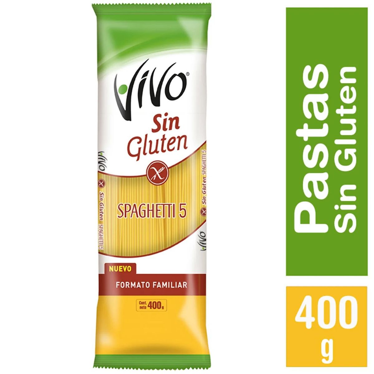 VIVO - Pasta Spaghetti sin Gluten Vivo 400 g