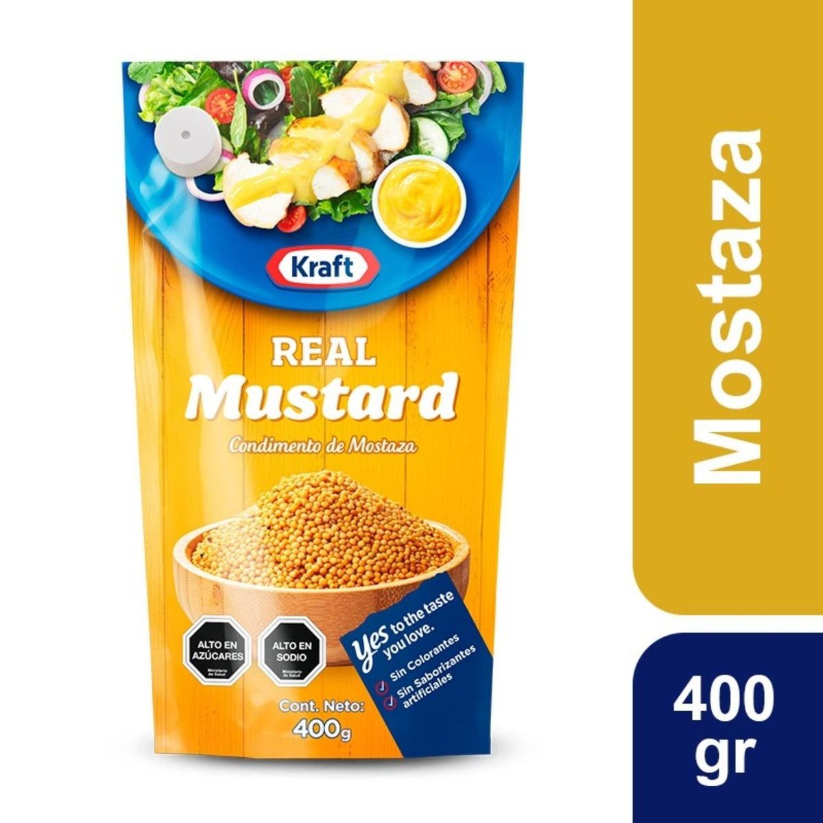 KRAFT - MOSTAZA DOYPACK KRAFT 400 GR