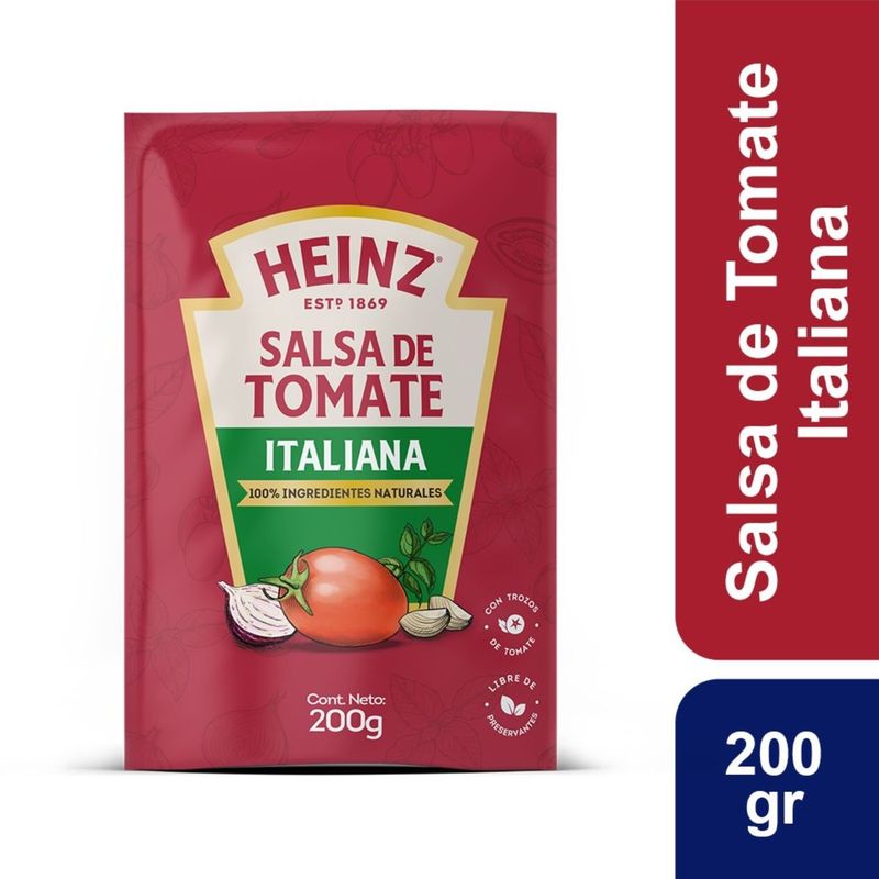 HEINZ - Salsa de Tomate Italiana Heinz 200 g