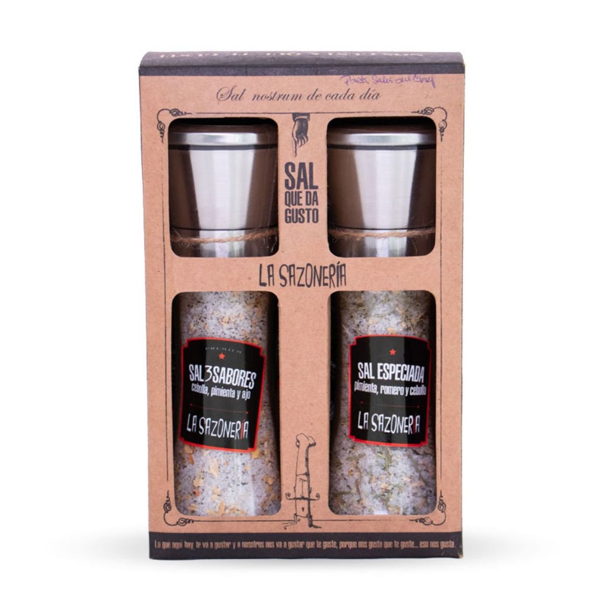 LA SAZONERIA - PACK SAL CHEF PIM CEB MERK LA SAZONERIA