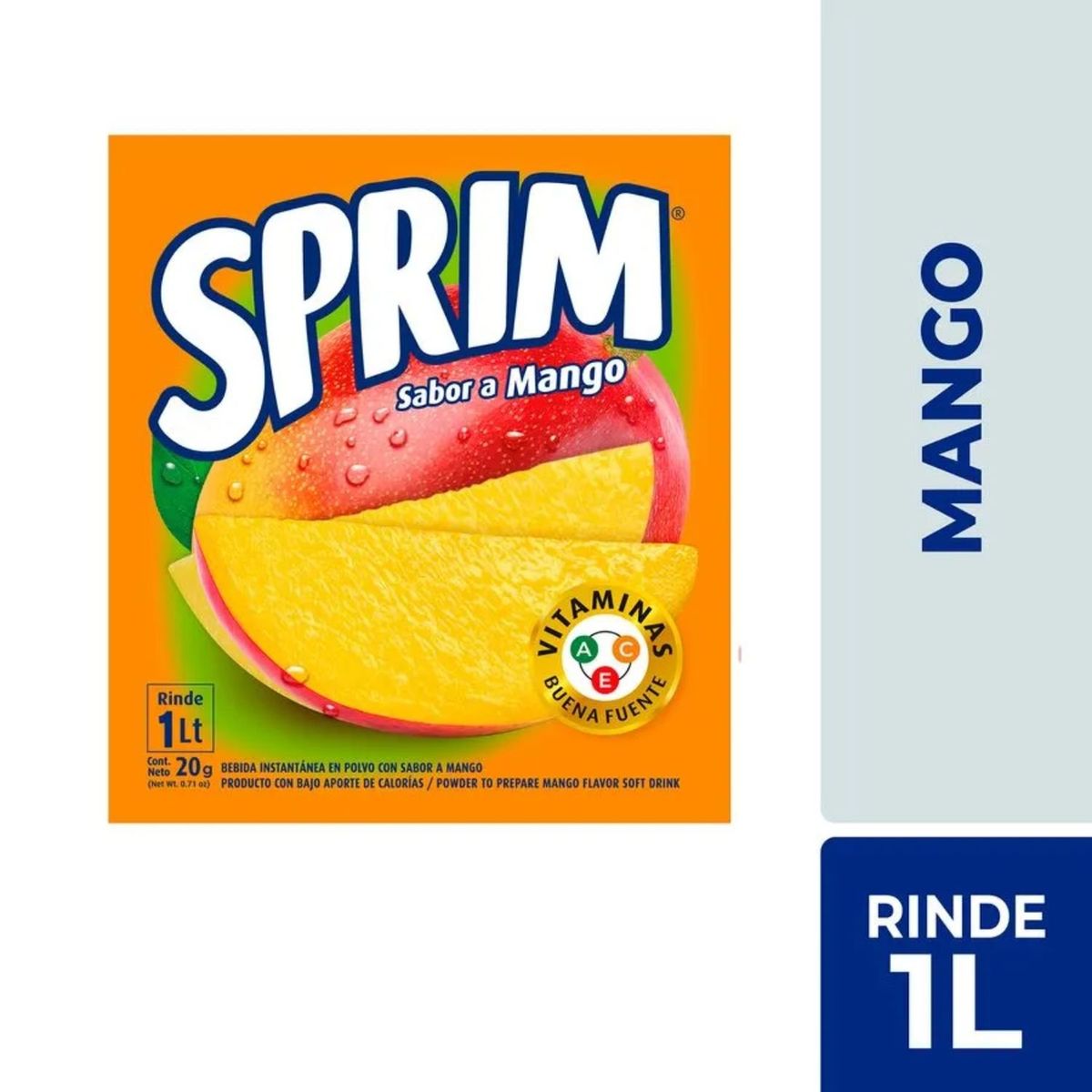 SPRIM - Jugo en Polvo Sabor Mango Sprim 20 g