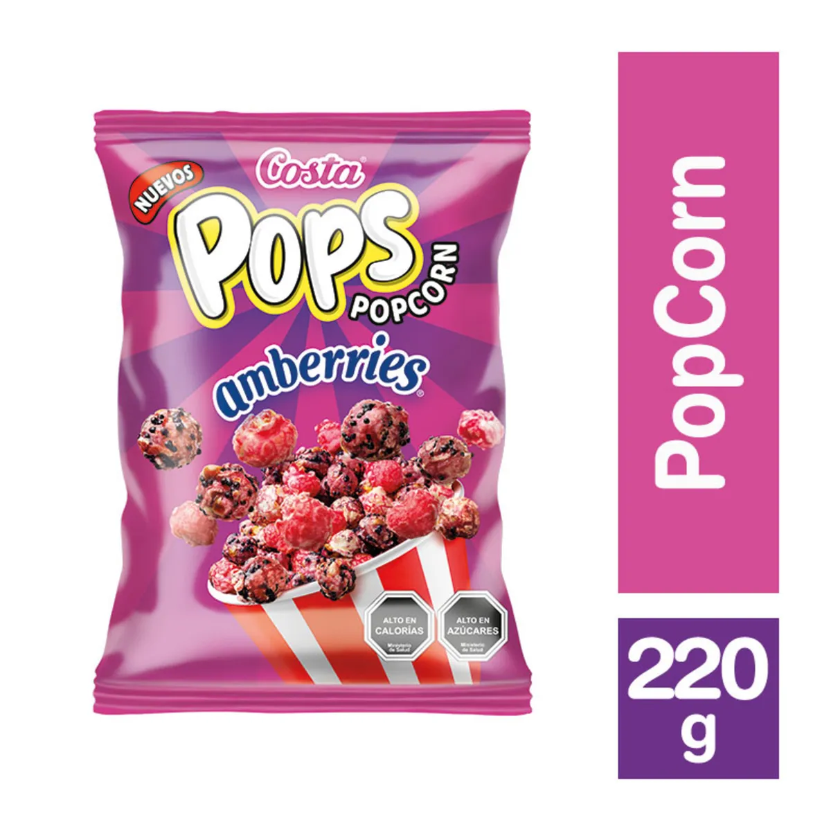 COSTA - Pop Corn Costa Pops Amberries 220 g