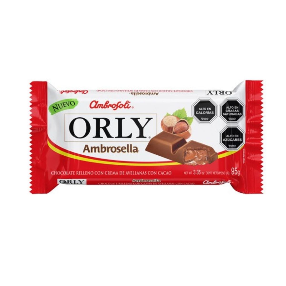 AMBROSOLI - Chocolate en Barra Orly Ambrosella Ambrosoli 95 g