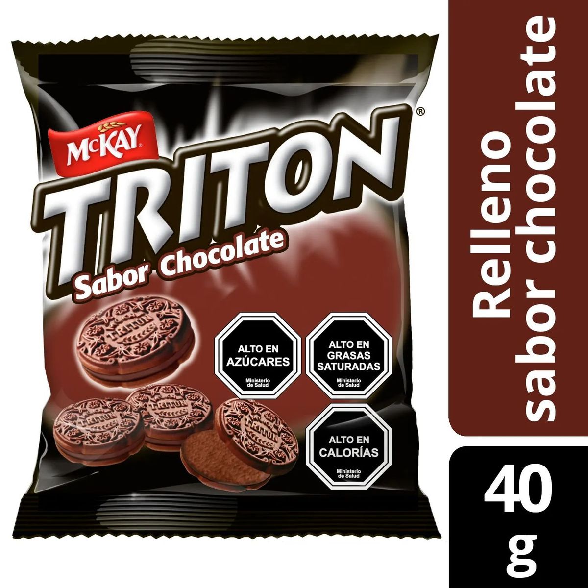 TRITON - Galleta Mini Triton Chocolate 40 g