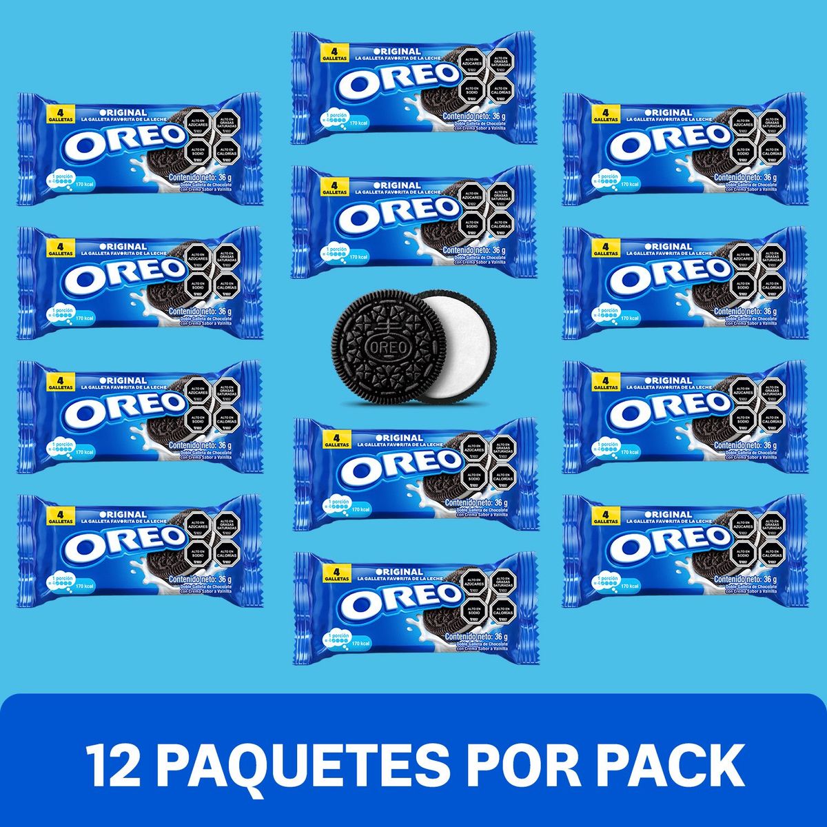 OREO - OREO REGULAR 12PACK 36 GR