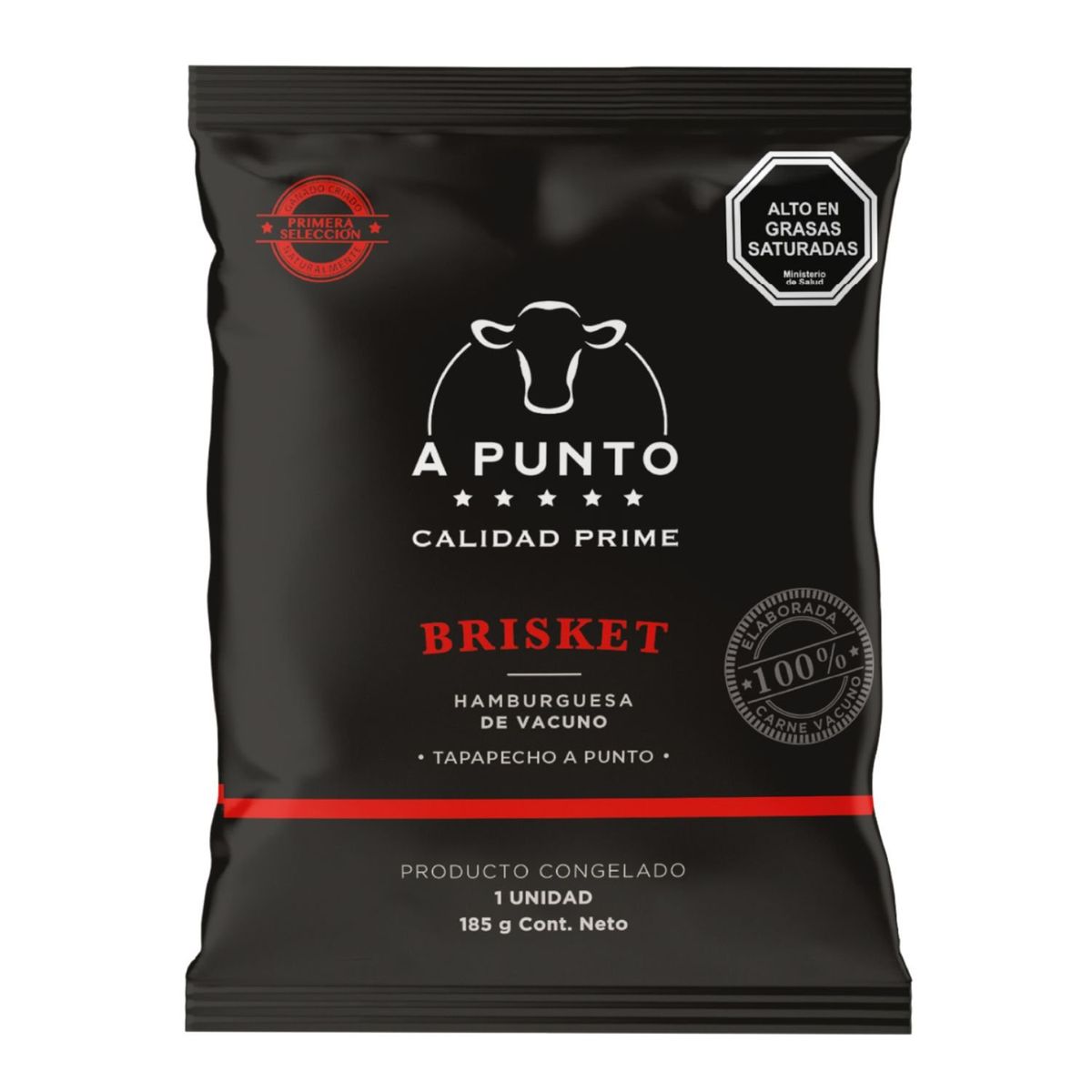 A PUNTO - Hamburguesa de Vacuno Brisket Congelada A Punto 185 g