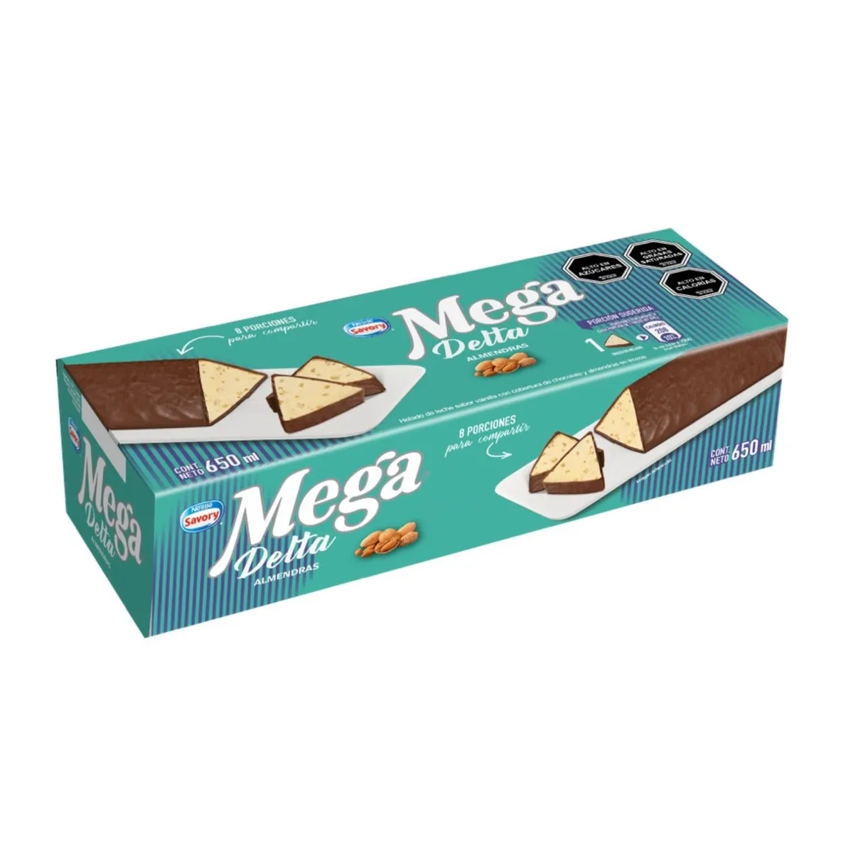 MEGA - HELADO ALMENDRA DELTA MEGA 650 ML