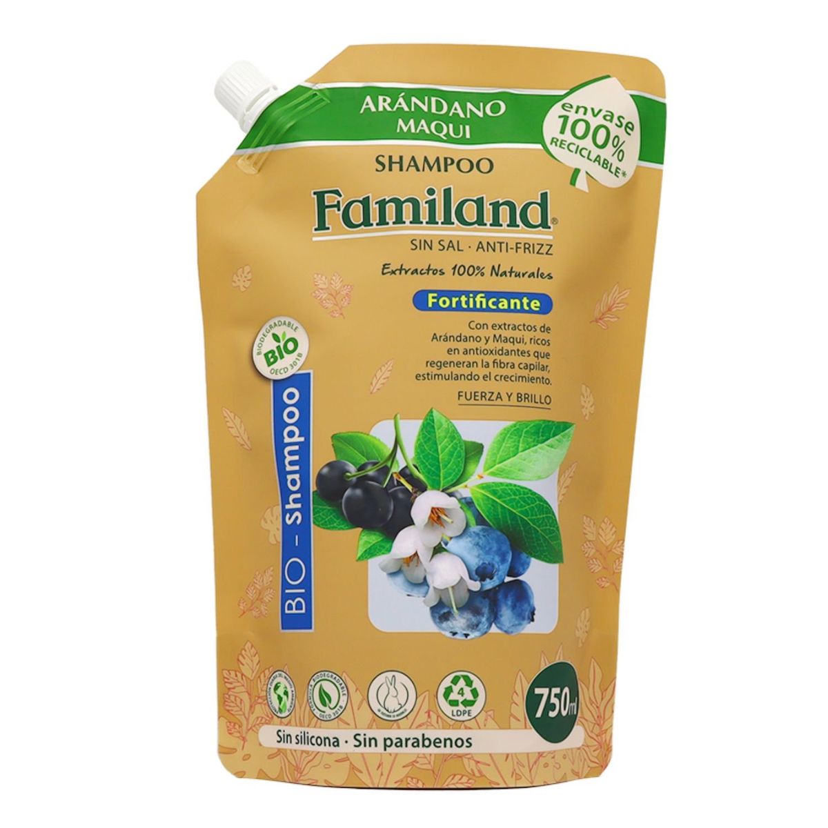 FAMILAND - Shampoo Arándano Maqui Familand 750 ml