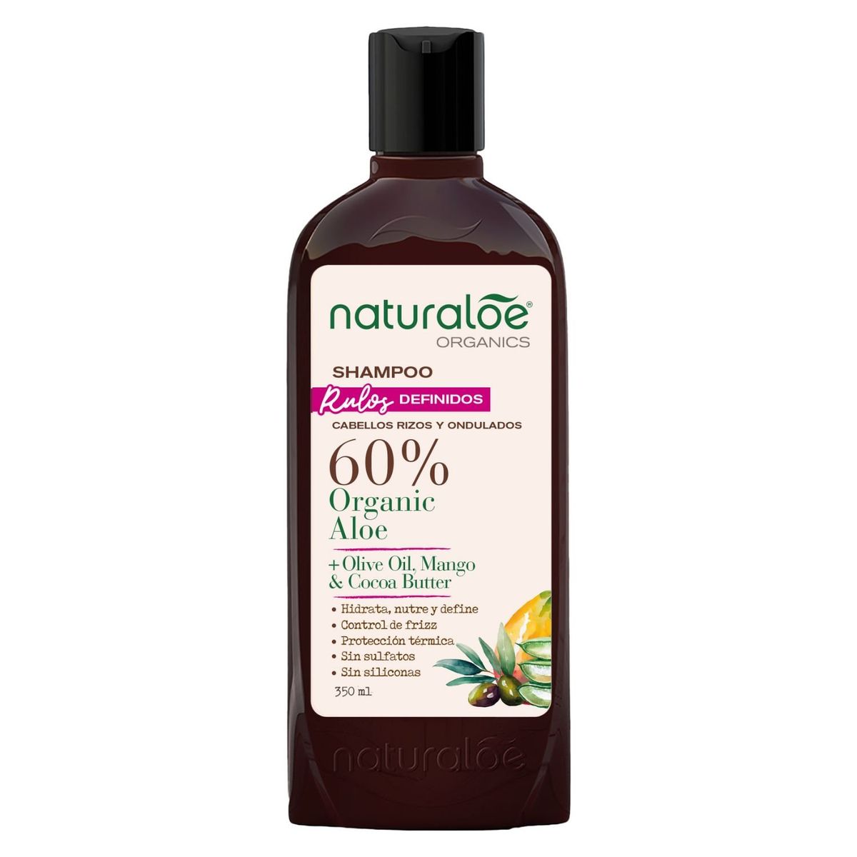 NATURALOE - SHAMPOO CAPILAR RULOS NATURALOE 0.35 UND