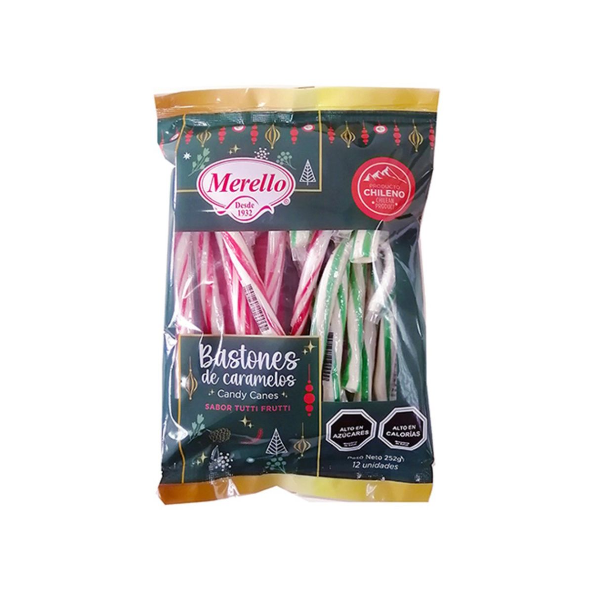 MERELLO - BASTON CARAMELO NAVIDENO MERELLO 252 GR