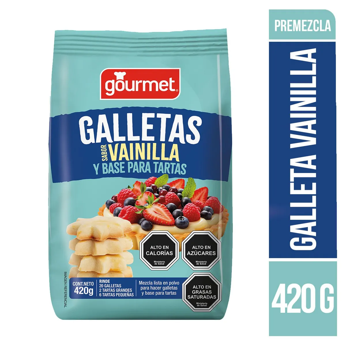 GOURMET - Premezcla para Galletas y Base Tartas Gourmet 420 g