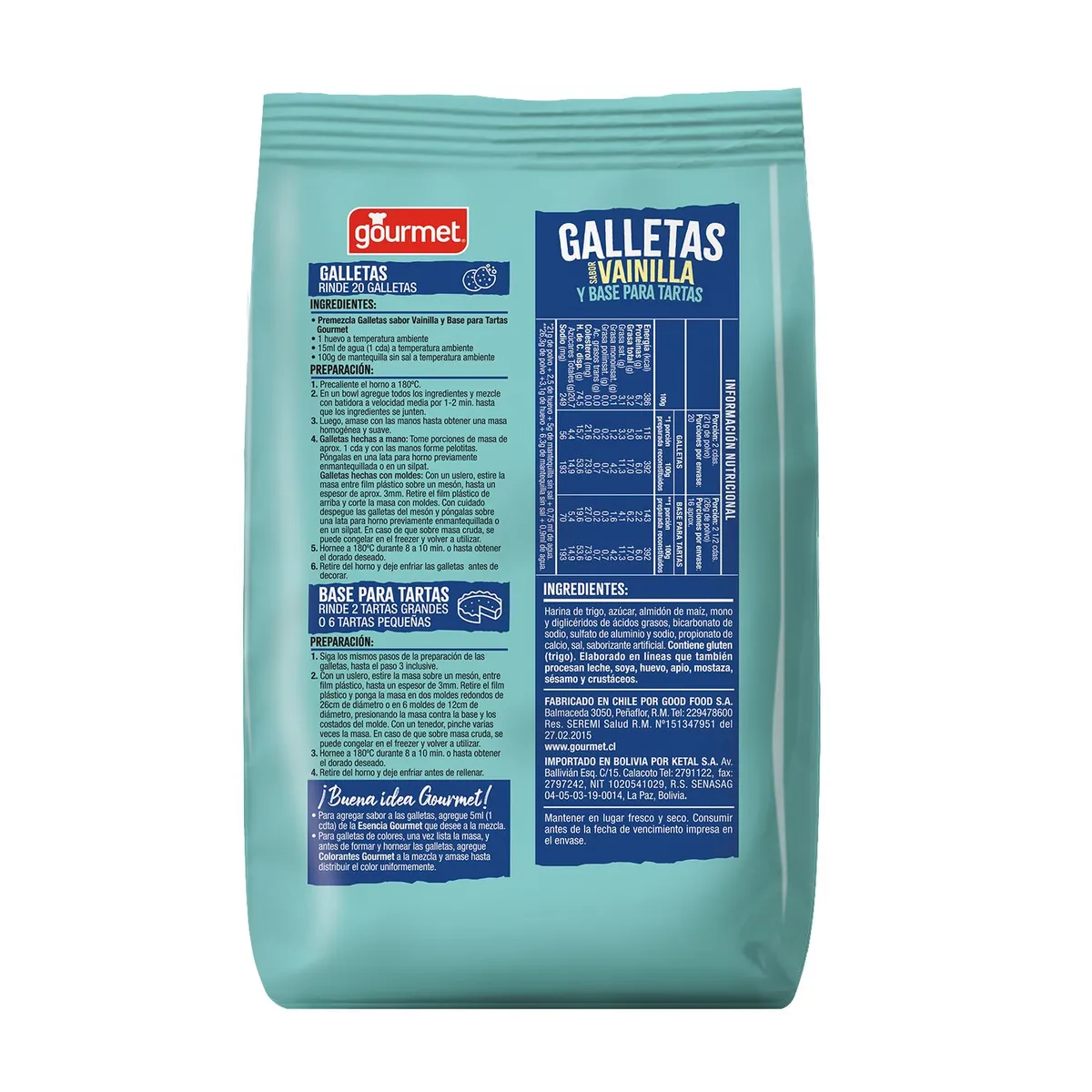GOURMET - Premezcla para Galletas y Base Tartas Gourmet 420 g