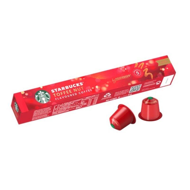 STARBUCKS - Cápsulas de Café Starbucks Toffe Nut 10 Un