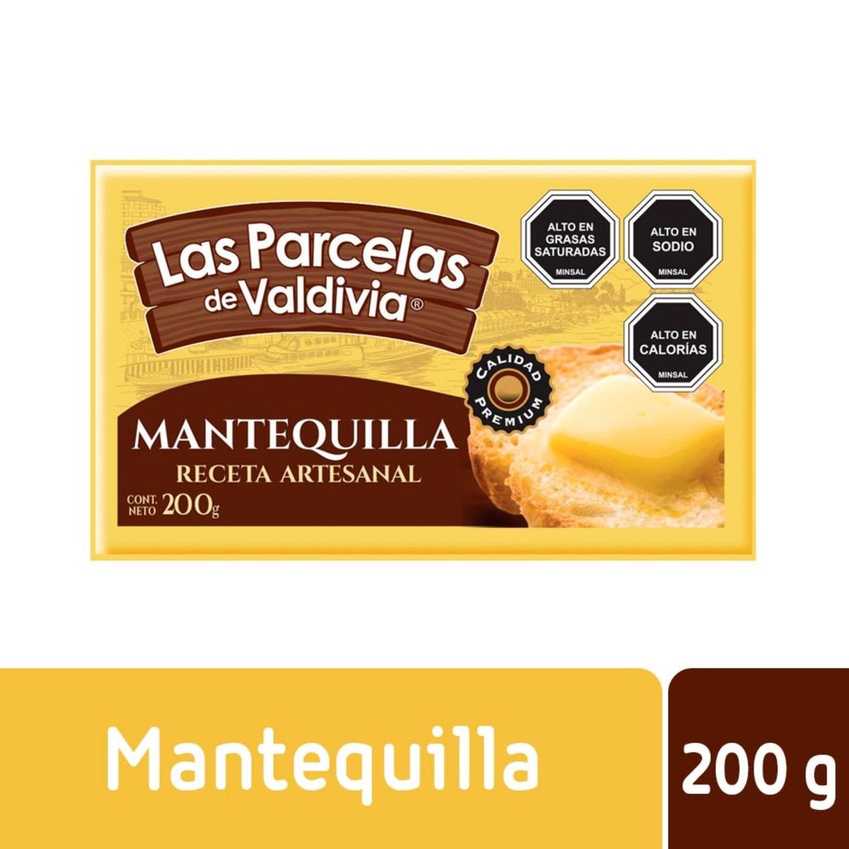 LAS PARCELAS DE VALDIVIA - Mantequilla Receta Artesanal Las Parcelas de Valdivia 200 g