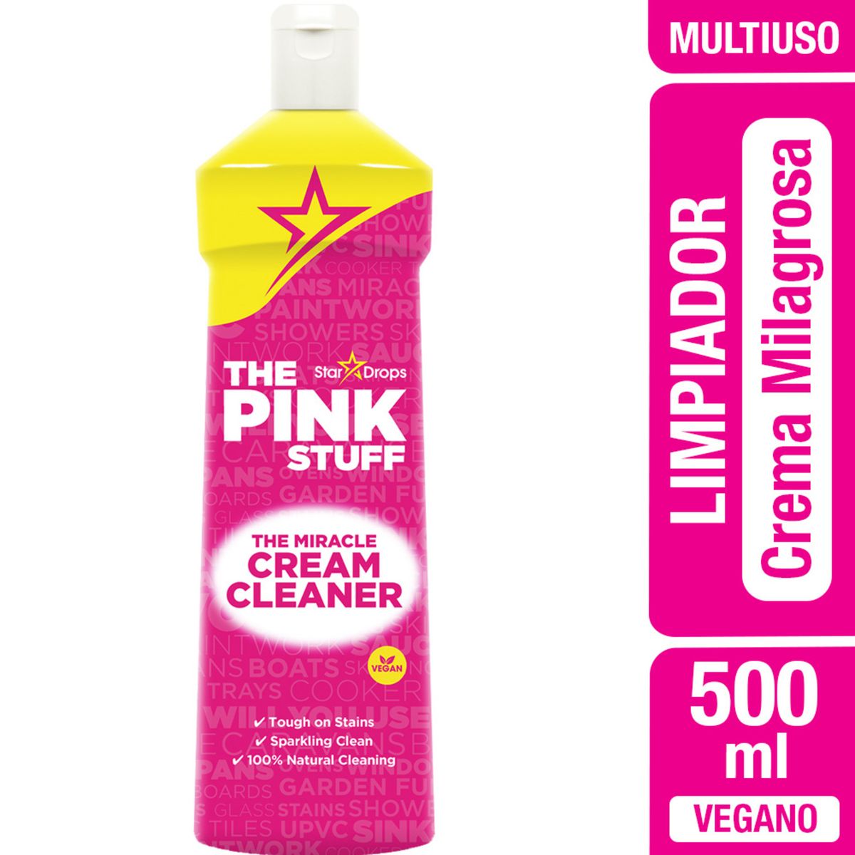 THE PINK STUFF - Limpiador Crema Milagrosa The Pink Stuff 500 ml