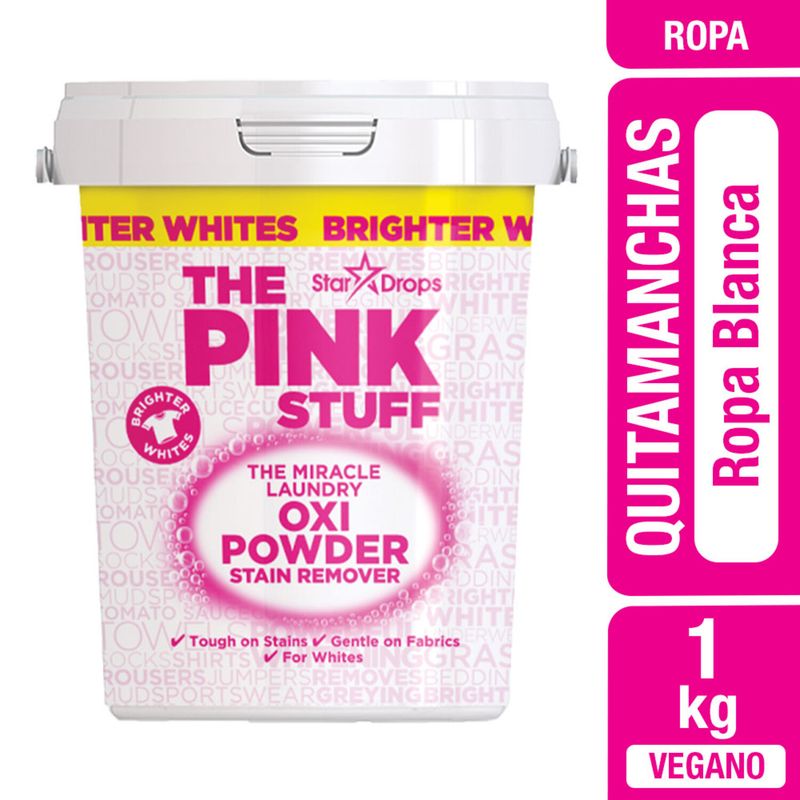 THE PINK STUFF - Quitamanchas en Polvo Blanqueador The Pink Stuff 1 Kg