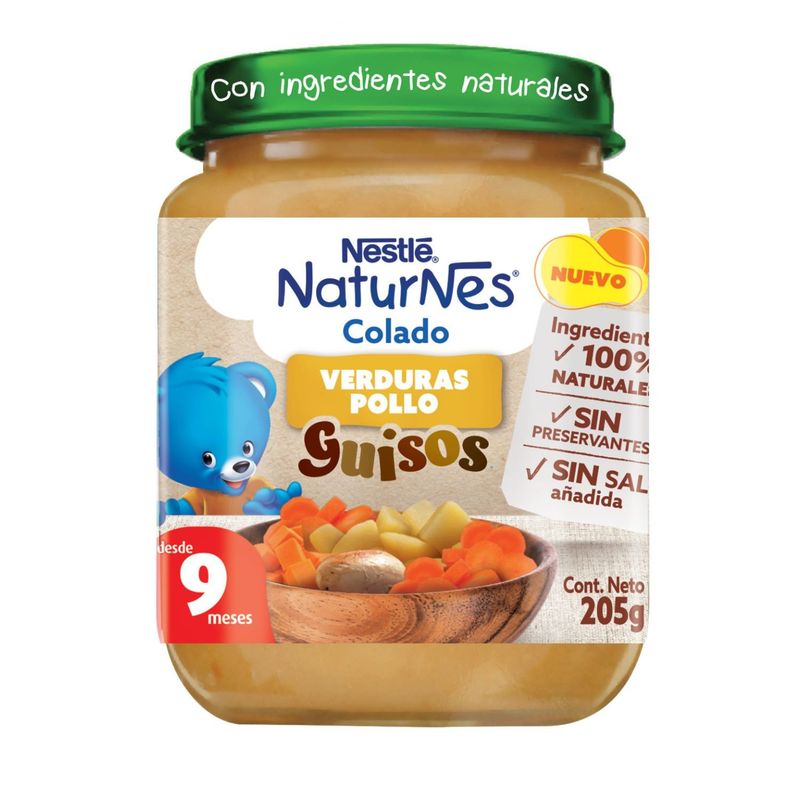 NATURNES - Colado Naturnes Verduras y Pollo 205 g
