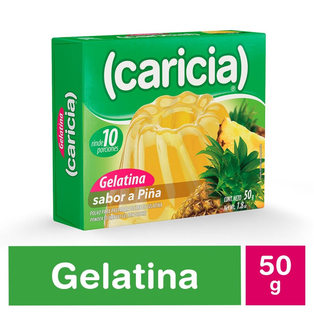 CARICIA - Gelatina Caricia Piña 50 g