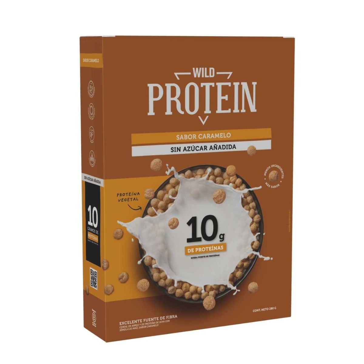 WILD PROTEIN - Cereal Protein Sabor Caramelo Wild Protein 280 g