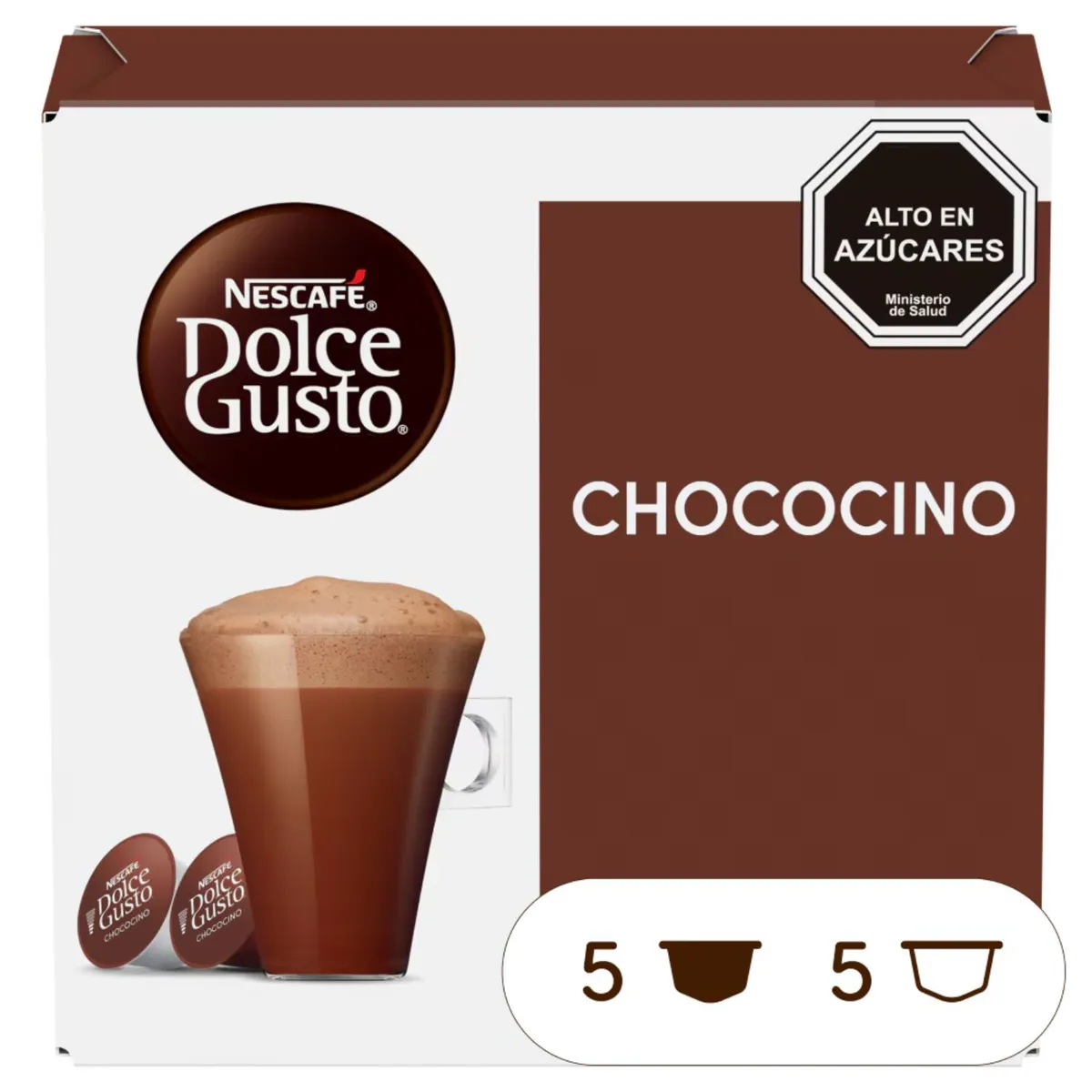 DOLCE GUSTO - Cápsulas de Café Dolce Gusto Chococino 5 porciones