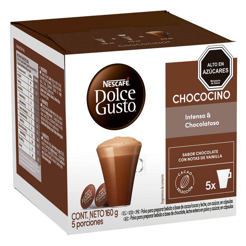 DOLCE GUSTO - Cápsulas de Café Dolce Gusto Chococino 5 porciones